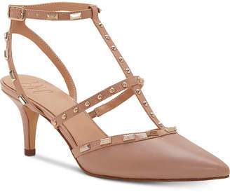 I.n.c. Carma Pointed Toe Studded Kitten Heel Pumps, Women Shoes