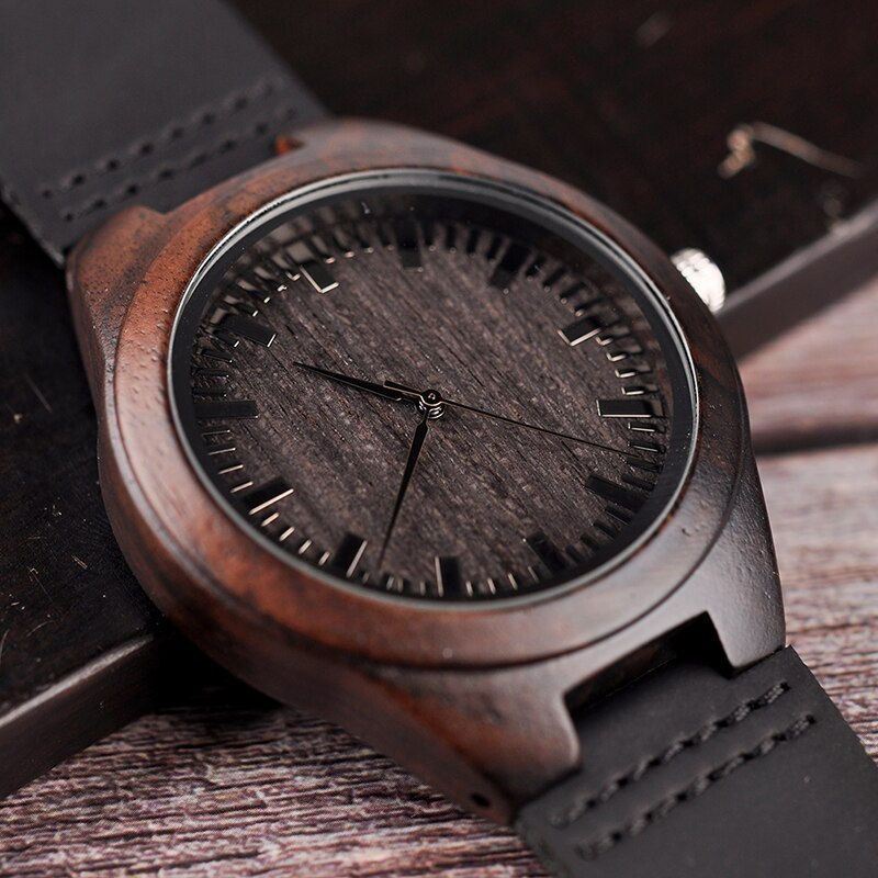 Thumbnail: Engraved Wooden Watch
