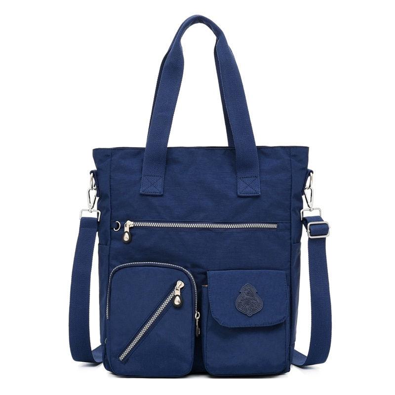 Thumbnail: Nylon Big-shoulder Beach Crossbody Tote Bag