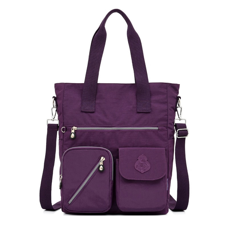Thumbnail: Nylon Big-shoulder Beach Crossbody Tote Bag