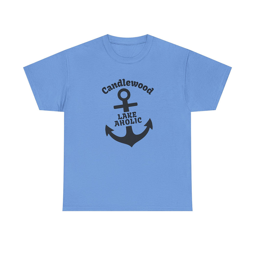 Thumbnail: Lakeaholic Anchor Unisex Heavy Cotton Tee