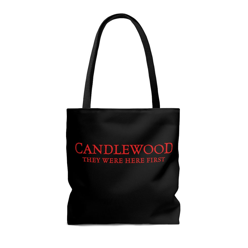 Thumbnail: Candlewood - They Were Here First Movie Title Tote Bag