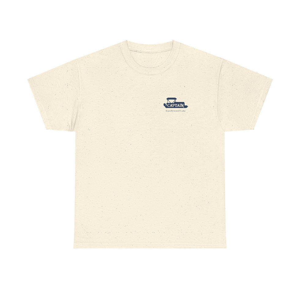 Thumbnail: Pontoon Captain Blue Unisex Heavy Cotton Tee