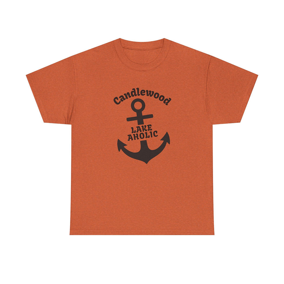 Thumbnail: Lakeaholic Anchor Unisex Heavy Cotton Tee