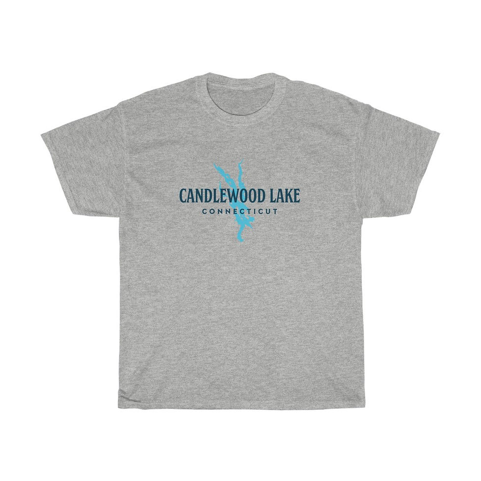 Thumbnail: Vintage Text w/ Lake Shape Unisex T