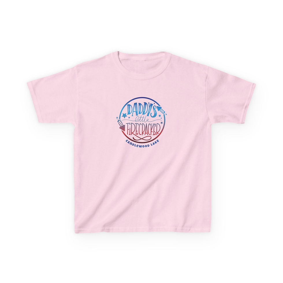 Thumbnail: Daddy’s Little Firecracker Kids Heavy Cotton™ Tee