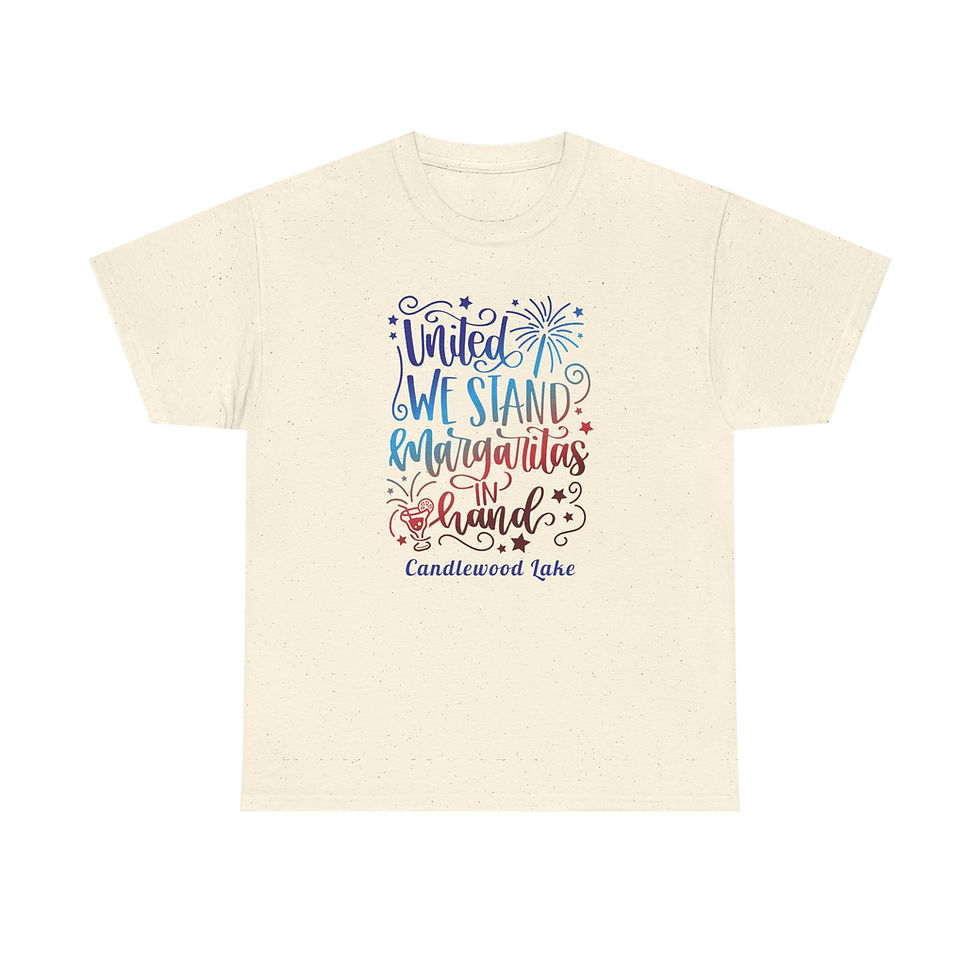 Thumbnail: United We Stand Margaritas in Hand Unisex Heavy Cotton Tee
