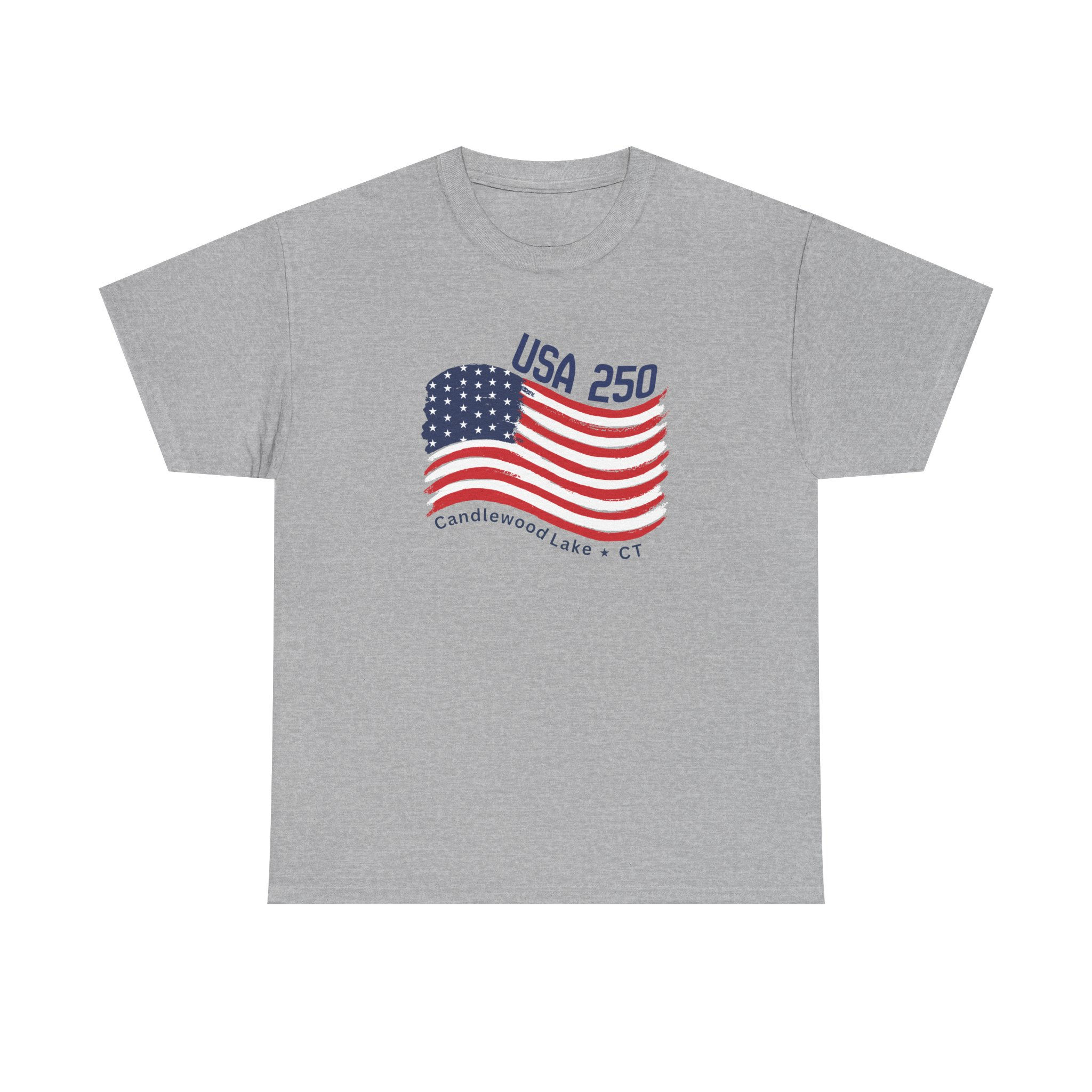 USA 250 Flag Unisex Heavy Cotton Tee
