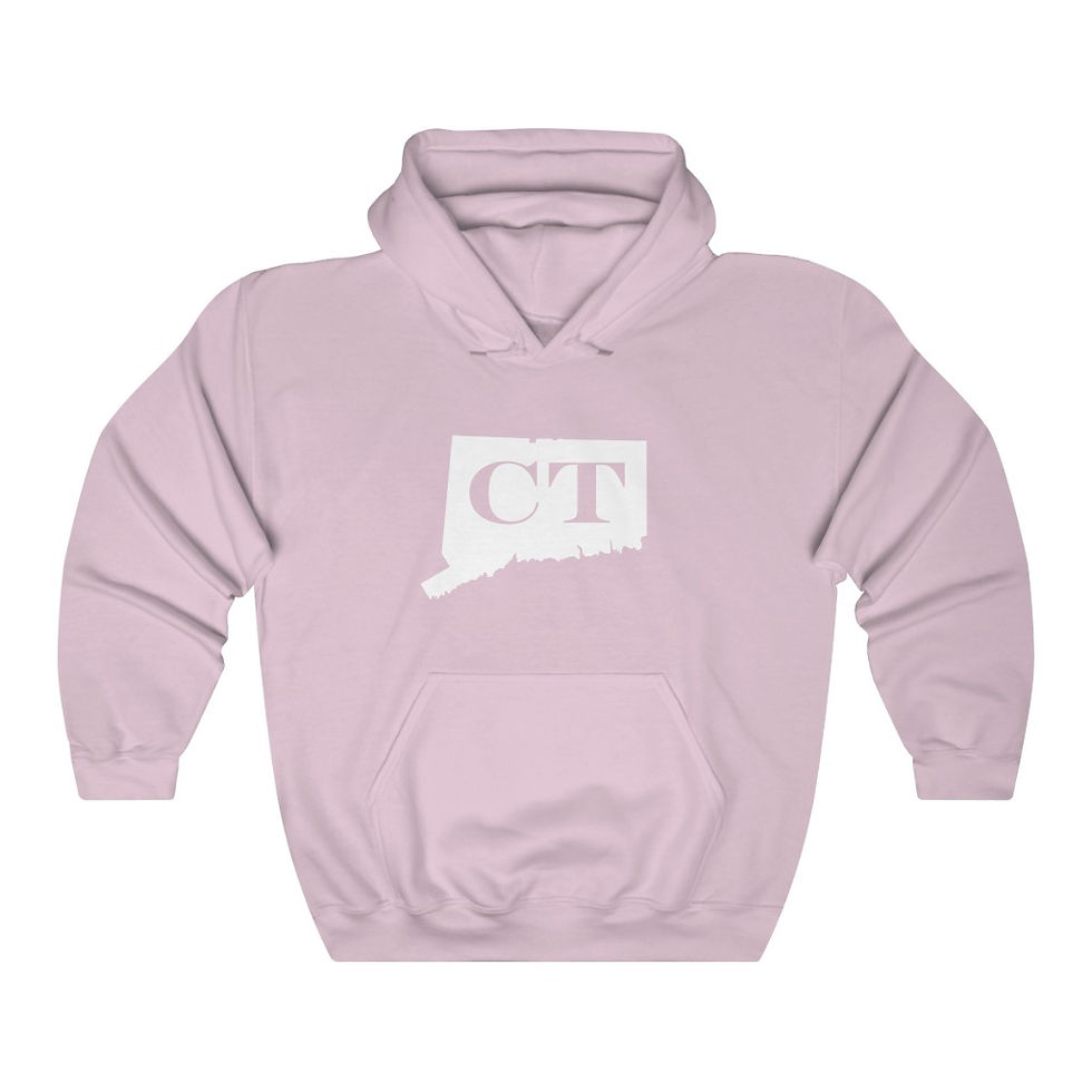 Thumbnail: Connecticut's State Shape on Unisex Heavy Blend™ Hooded Sweatshirt