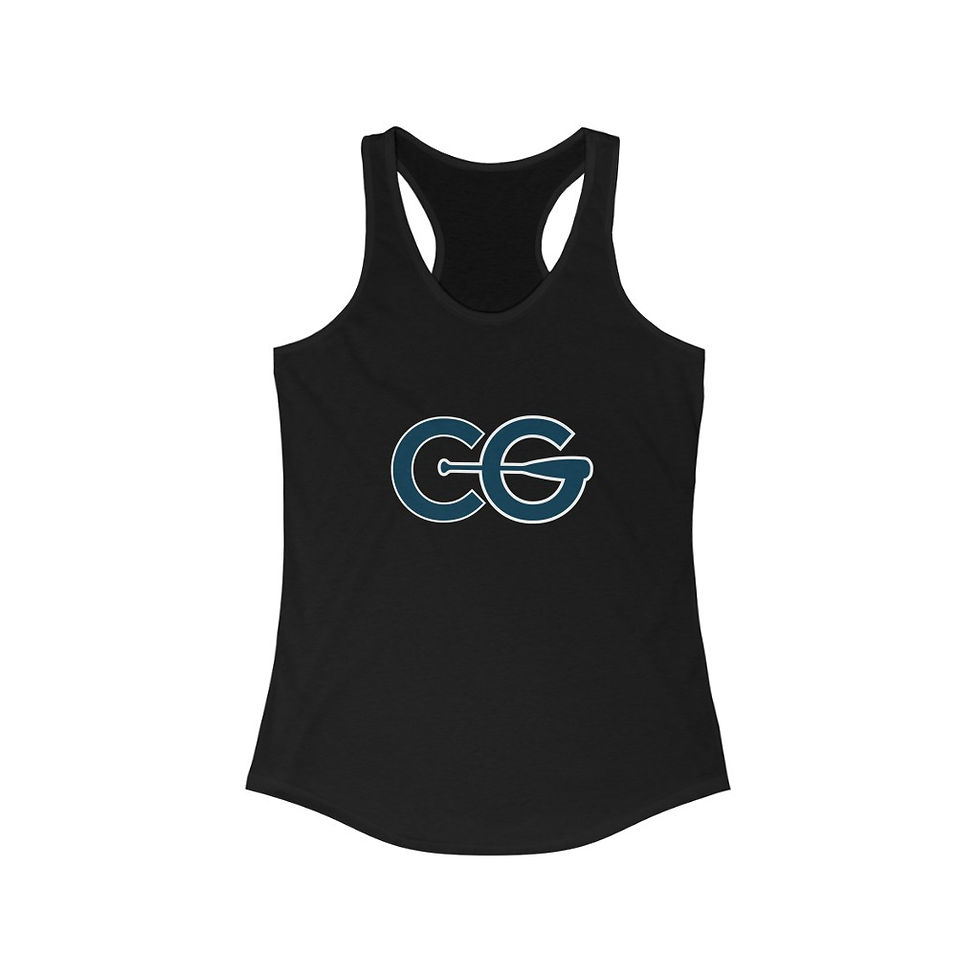 Thumbnail: CG Logo Women's Tri-Blend Racerback Tank