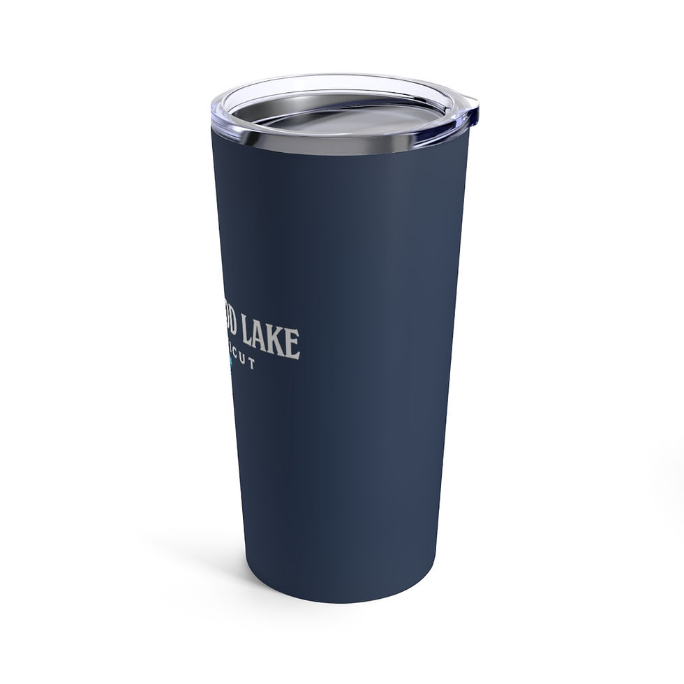 Thumbnail: Vintage Text Lake Shape Candlewood Lake Tumbler 20oz