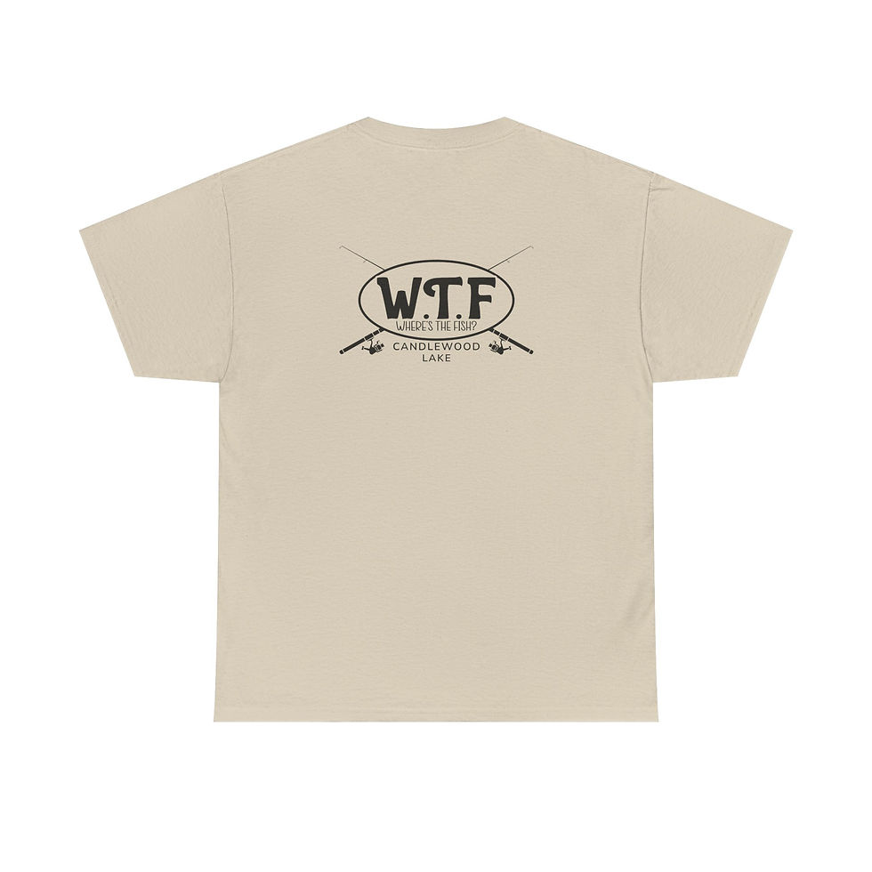 Thumbnail: Where’s The Fish/WTF Dark Unisex Heavy Cotton Tee
