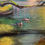 Thumbnail: A black bear wanders in front of a pond under a Texas live oak tree.