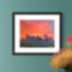 This Austin artwork captures the city as the day winds down and the sky takes over.