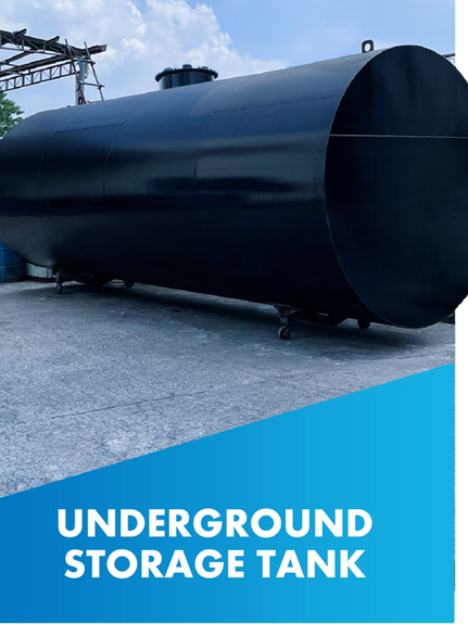 underground storage tank, UST fuel tank, double wall underground tank, underground fuel tank system, buried chemical storage tank,
EPA-compliant UST, corrosion-resistant underground tank