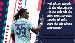Renato Sanches on Niko Kovac