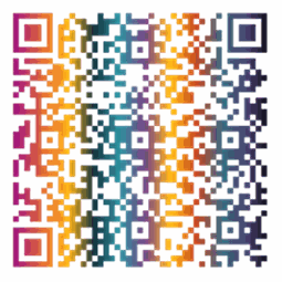 Colorful QR vignette logo.gif