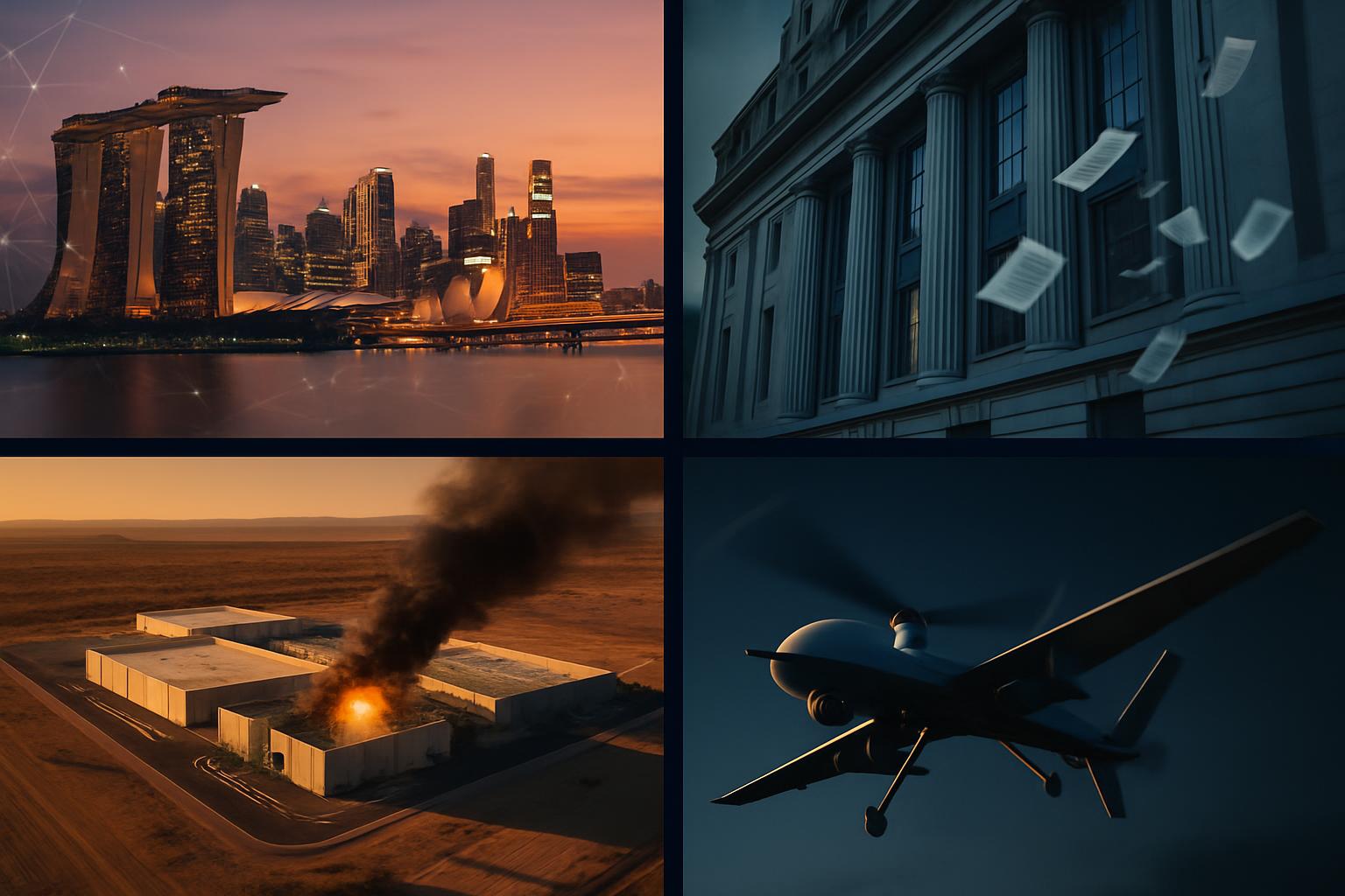 Singapore codifies agentic AI governance, NIST architects autonomous agent standards, and drones strike AWS Gulf infrastructure — three signals that AI governance has crossed into the physical world. — Bear Canyon Systems