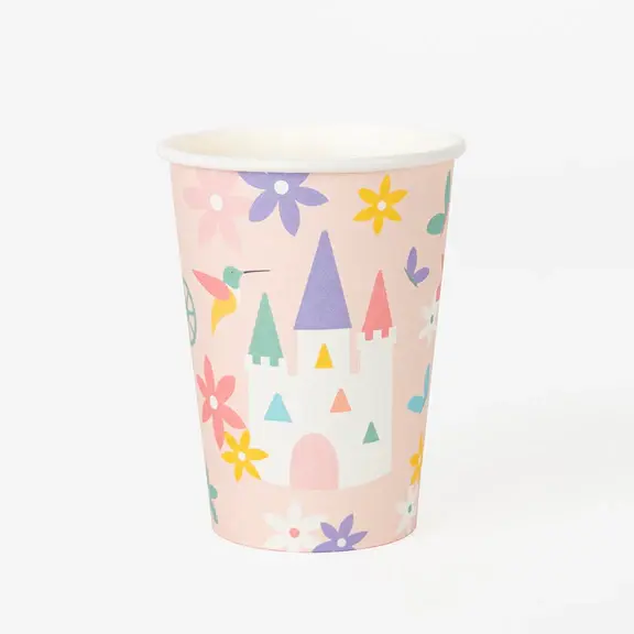 VASOS DE PAPEL PRINCESAS
