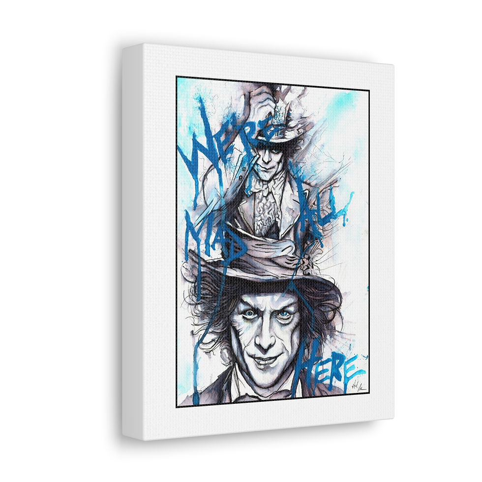 Thumbnail: Mad Hatter Canvas Wrap
