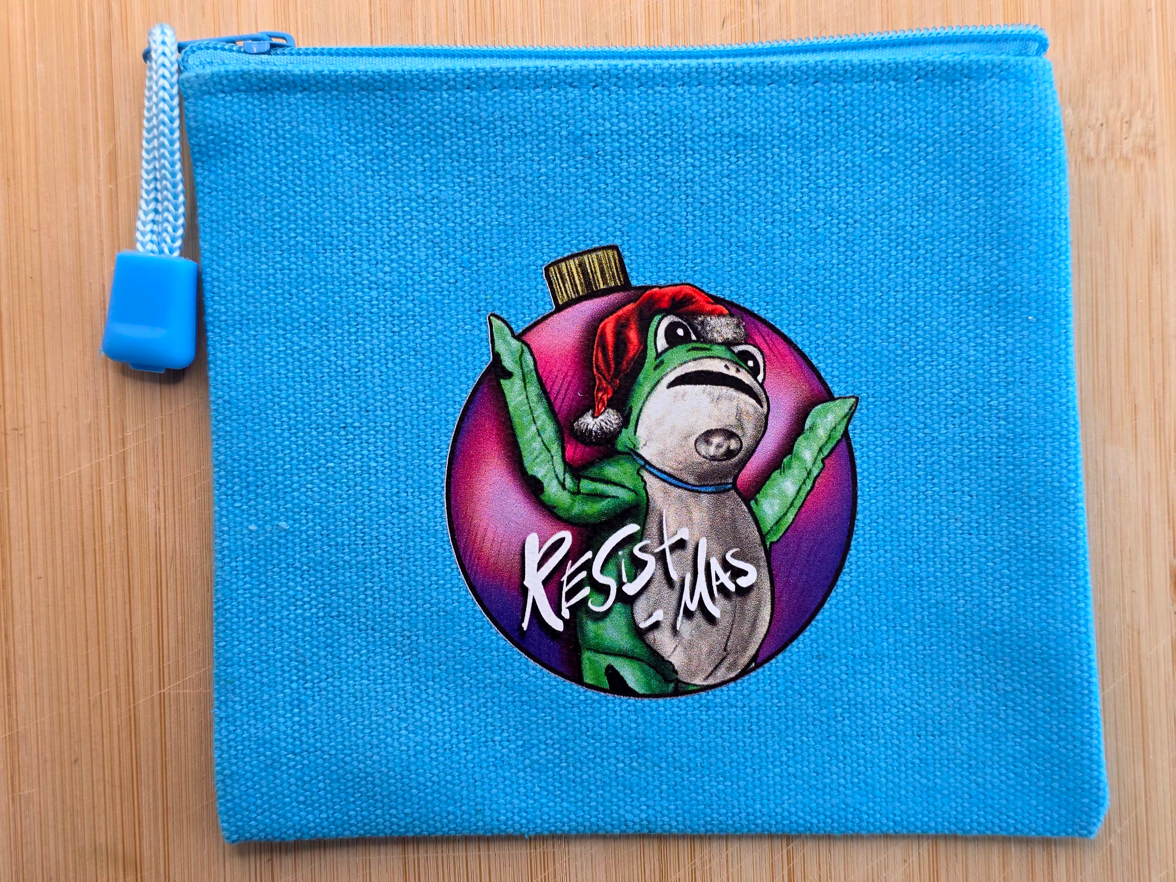 Christmas Canvas Zipper Coin Bag V2