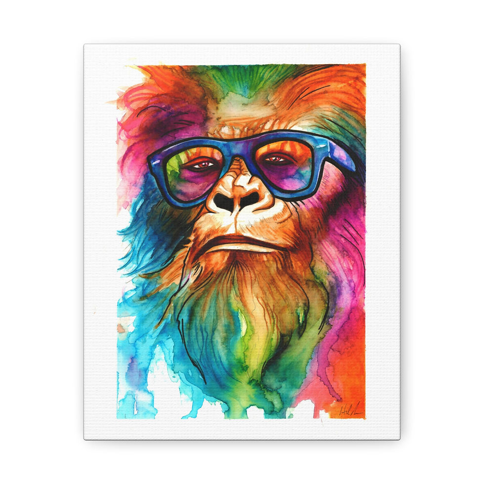 Sasquatches of the PNW V2 Canvas Gallery Wrap