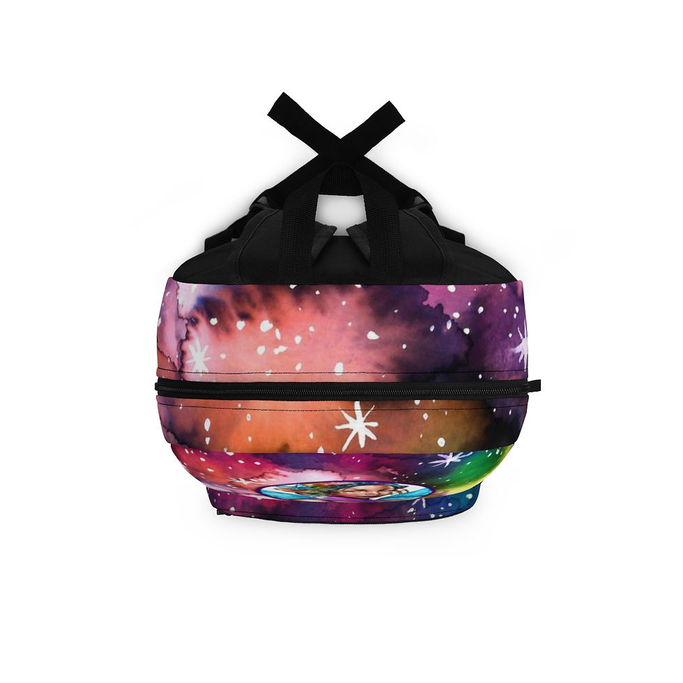 Thumbnail: Fae 1 Colorful Universe Watercolor Backpack