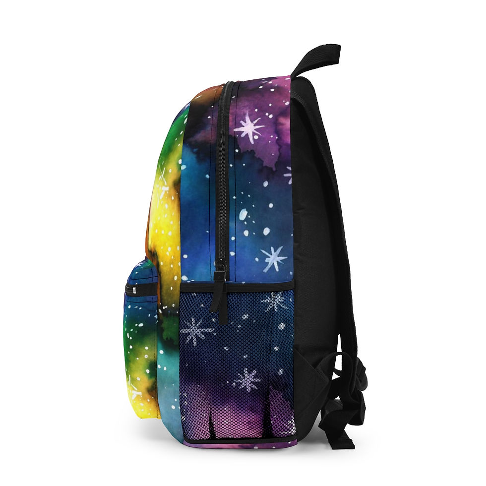 Thumbnail: Colorful Universe Watercolor Backpack