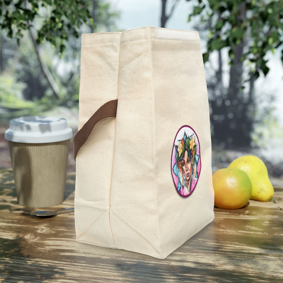 Thumbnail: Fae 2 Canvas Lunch Bag With Strap