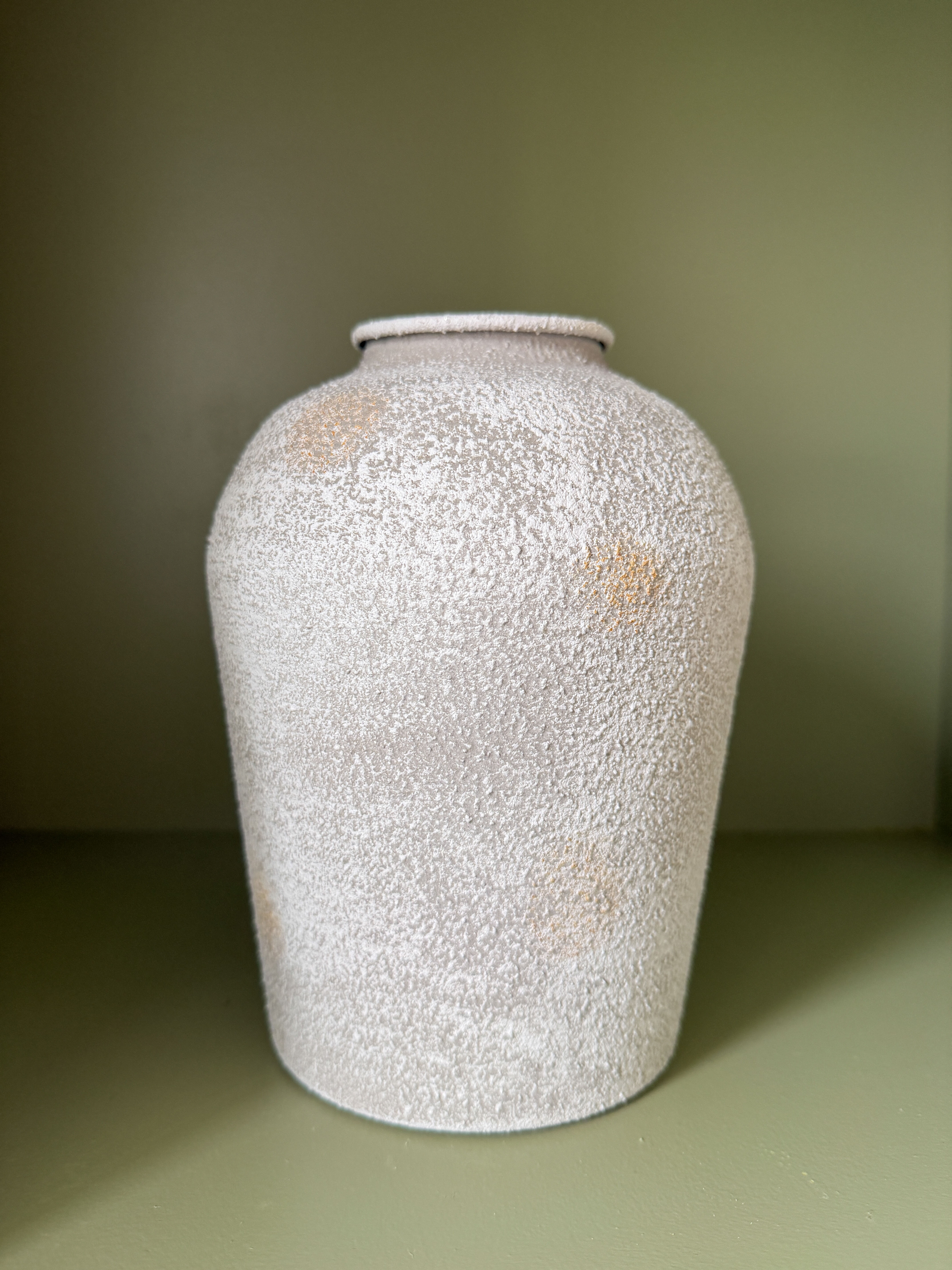 Stone effect vase 