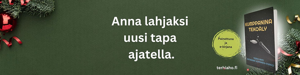 Lahjaksi Kumppanina tekoäly -kirja