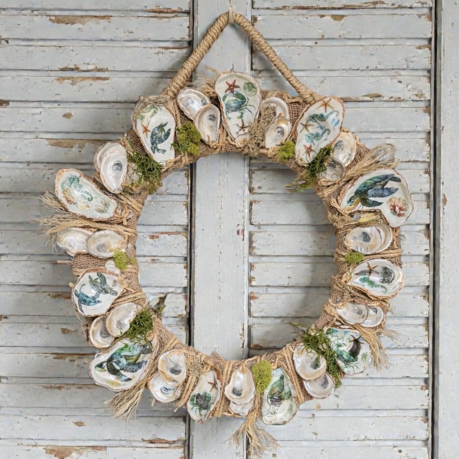 24 inches Turtles & Tides handcrafted wreath 