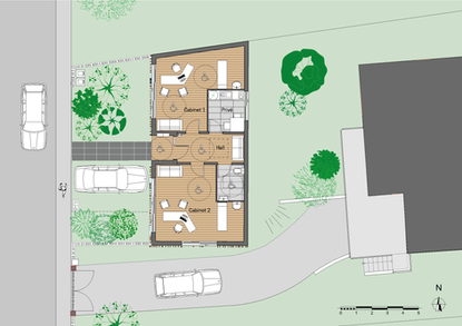 Plan cabinets thérapeutes