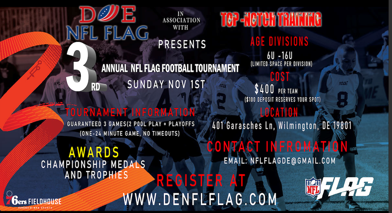3rd Annual NFL Flag Football Tournament