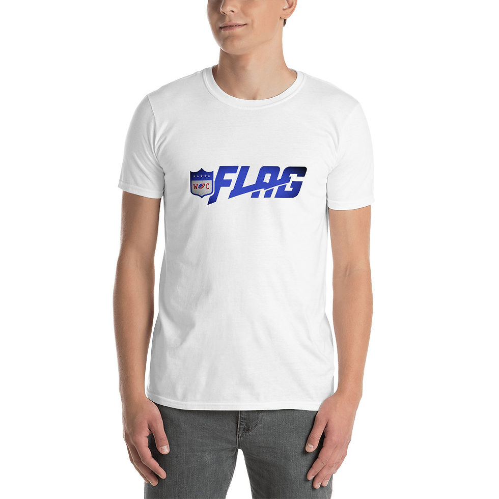 Thumbnail: Adult Short-Sleeve Unisex T-Shirt w/ logo on front and back