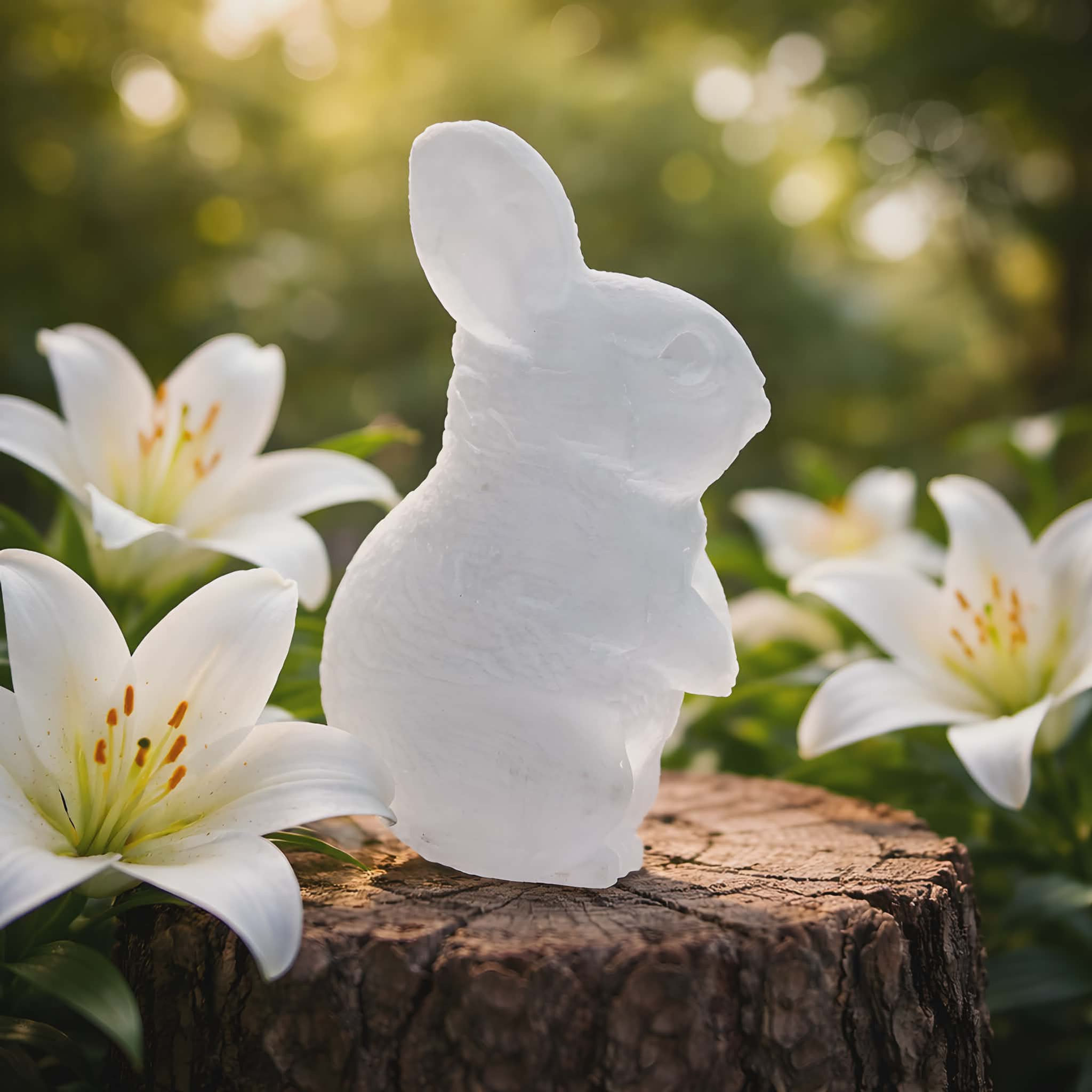 Satin Spar Rabbit (Not Perfect)