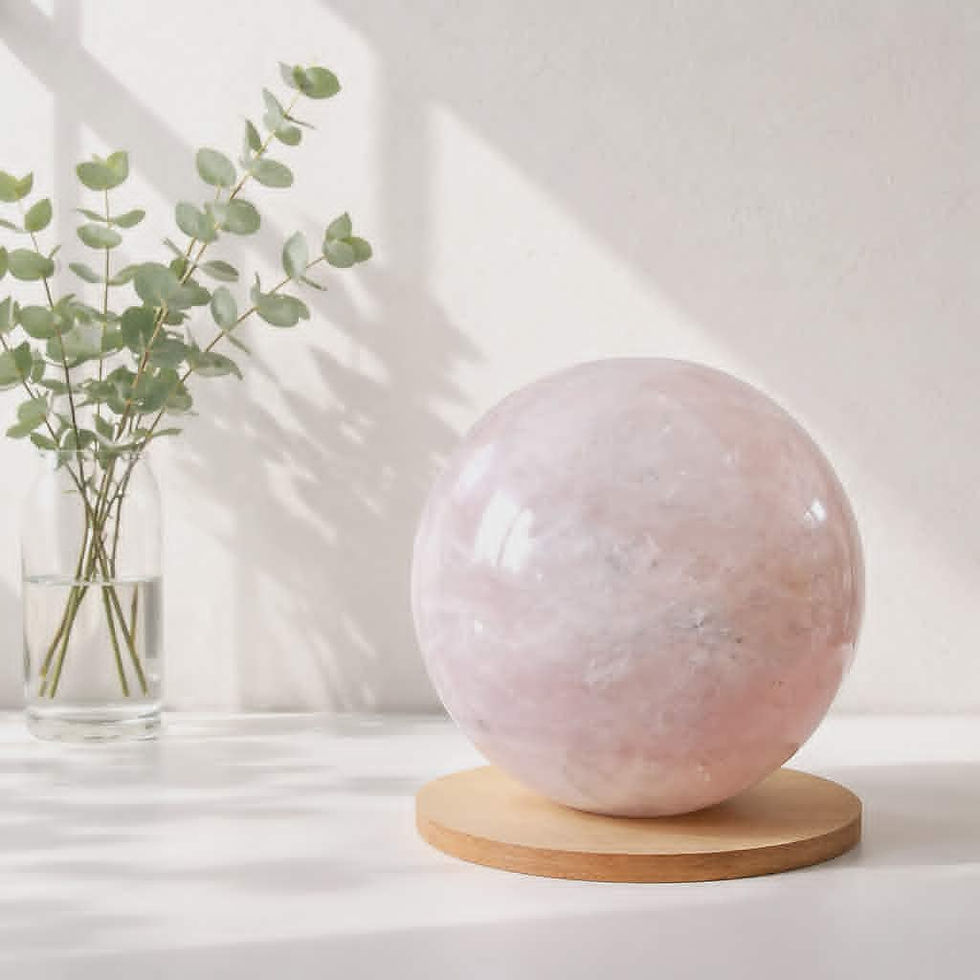 Thumbnail: Sphere - Rose Quartz