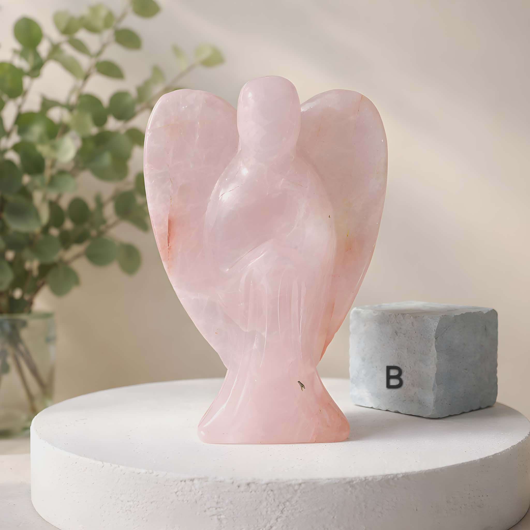Rose Quartz Angel (B)