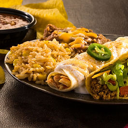 Buffet Tex-Mex audaz y lleno de sabor.