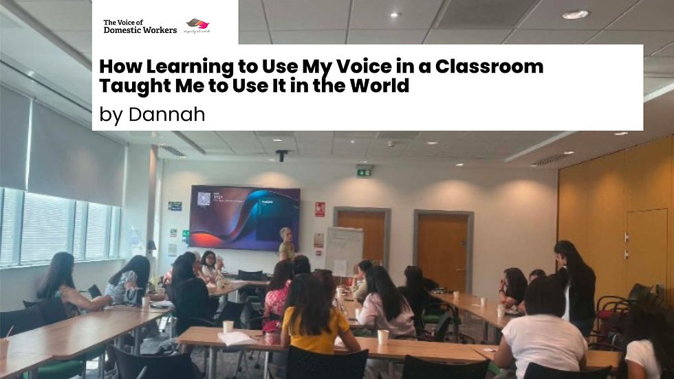 How Learning to Use My Voice in a Classroom Taught Me to Use It in the World By Dannah