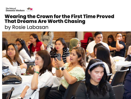 Wearing the Crown for the First Time Proved That Dreams Are Worth Chasing By Rosie Labasan