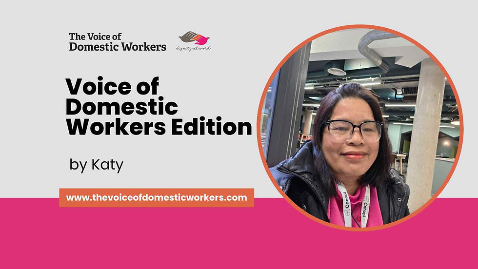 Voice of Domestic Workers Edition By Katy