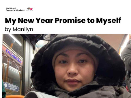 My New Year Promise to Myself By Manilyn