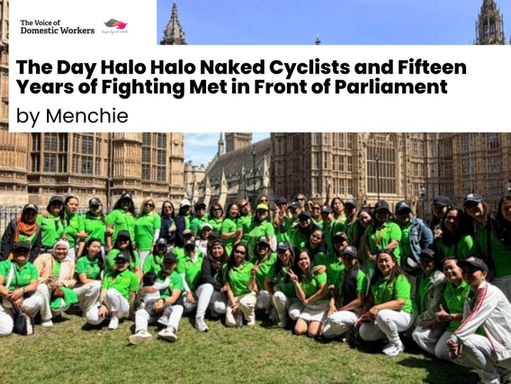 The Day Halo Halo Naked Cyclists and Fifteen Years of Fighting Met in Front of Parliament By Menchie