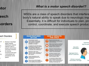 Let's talk MOTOR SPEECH DISORDERS!