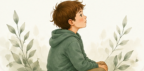 Illustration d’un enfant lors d’un accompagnement émotionnel et bienveillant.
