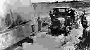 Helping along a ‘B.’ (Credit: Eisenhower Collection)