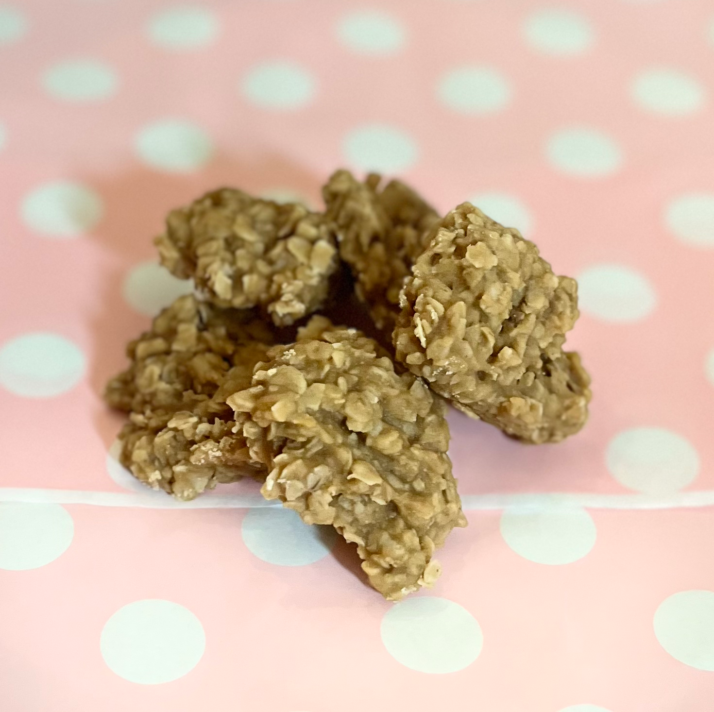 No Bake Peanut Butter Oatmeal Cookies