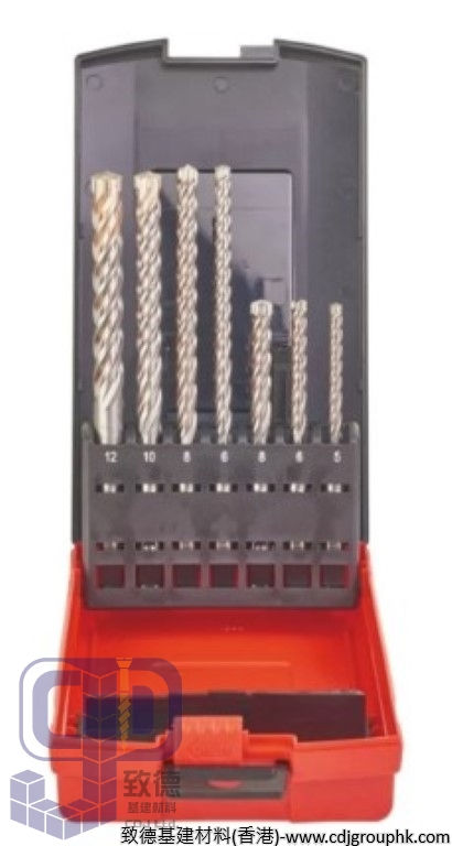 美國"Milwaukee" 米沃奇 - SDS+四坑MX4鑽咀7件裝 -4932451464