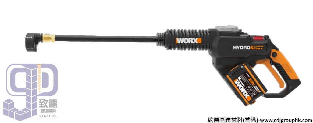 德國"WORX"威克士-20V鋰電無刷高壓清洗機(洗車神器)-WG630E.9/WG630E/WG630E.6